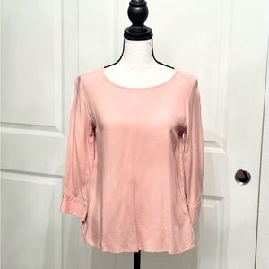 Women's Pink Three Quarter Sleeve Blouse Top by Pins and Needles, Size XS